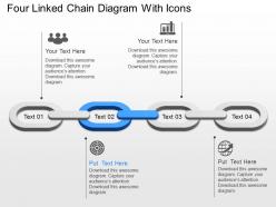 46359821 style variety 1 chains 4 piece powerpoint presentation diagram infographic slide
