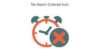 No Alarm Colored Icon In Powerpoint Pptx Png And Editable Eps Format
