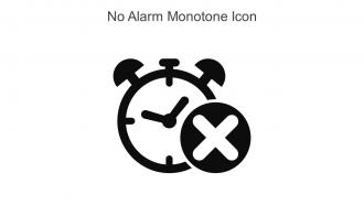 No Alarm Monotone Icon In Powerpoint Pptx Png And Editable Eps Format