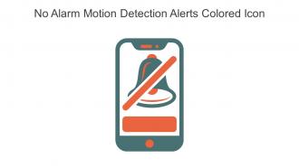 No Alarm Motion Detection Alerts Colored Icon In Powerpoint Pptx Png And Editable Eps Format