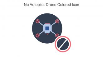 No Autopilot Drone Colored Icon In Powerpoint Pptx Png And Editable Eps Format