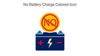 No Battery Charge Colored Icon In Powerpoint Pptx Png And Editable Eps Format