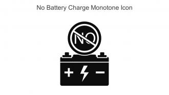 No Battery Charge Monotone Icon In Powerpoint Pptx Png And Editable Eps Format