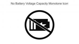 No Battery Voltage Capacity Monotone Icon In Powerpoint Pptx Png And Editable Eps Format