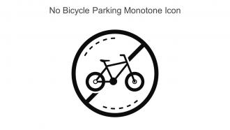 No Bicycle Parking Monotone Icon In Powerpoint Pptx Png And Editable Eps Format