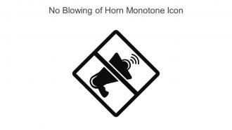 No Blowing Of Horn Monotone Icon In Powerpoint Pptx Png And Editable Eps Format