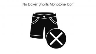 No Boxer Shorts Monotone Icon In Powerpoint Pptx Png And Editable Eps Format