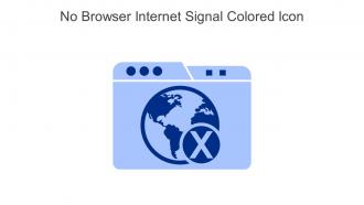 No Browser Internet Signal Colored Icon In Powerpoint Pptx Png And Editable Eps Format