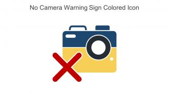 No Camera Warning Sign Colored Icon In Powerpoint Pptx Png And Editable Eps Format