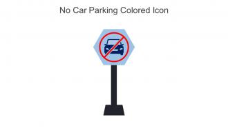 No Car Parking Colored Icon In Powerpoint Pptx Png And Editable Eps Format