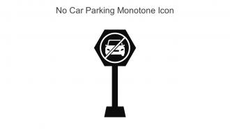 No Car Parking Monotone Icon In Powerpoint Pptx Png And Editable Eps Format