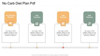 No Carb Diet Plan Pdf In Powerpoint And Google Slides Cpb