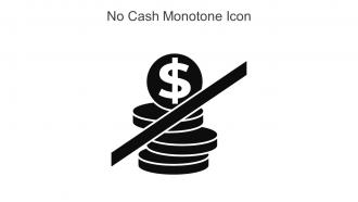 No Cash Monotone Icon In Powerpoint Pptx Png And Editable Eps Format