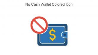 No Cash Wallet Colored Icon In Powerpoint Pptx Png And Editable Eps Format