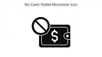 No Cash Wallet Monotone Icon In Powerpoint Pptx Png And Editable Eps Format