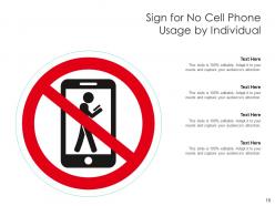 No Cell Phone Business Representing Disturbance Individual