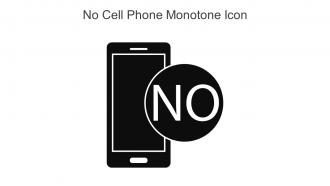 No Cell Phone Monotone Icon In Powerpoint Pptx Png And Editable Eps Format