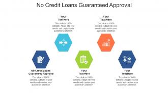 No credit loans guaranteed approval ppt powerpoint presentation inspiration cpb