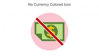No Currency Colored Icon In Powerpoint Pptx Png And Editable Eps Format