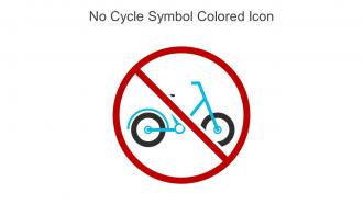 No Cycle Symbol Colored Icon In Powerpoint Pptx Png And Editable Eps Format