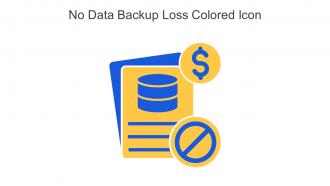 No Data Backup Loss Colored Icon In Powerpoint Pptx Png And Editable Eps Format
