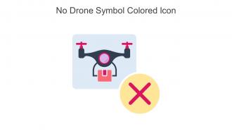 No Drone Symbol Colored Icon In Powerpoint Pptx Png And Editable Eps Format