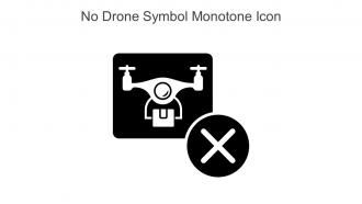 No Drone Symbol Monotone Icon In Powerpoint Pptx Png And Editable Eps Format