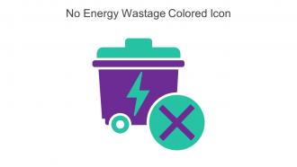 No Energy Wastage Colored Icon In Powerpoint Pptx Png And Editable Eps Format