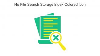 No File Search Storage Index Colored Icon In Powerpoint Pptx Png And Editable Eps Format
