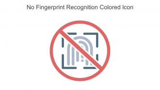 No Fingerprint Recognition Colored Icon In Powerpoint Pptx Png And Editable Eps Format