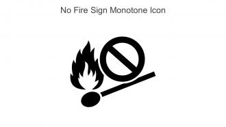No Fire Sign Monotone Icon In Powerpoint Pptx Png And Editable Eps Format