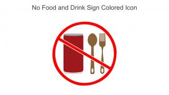 No Food And Drink Sign Colored Icon In Powerpoint Pptx Png And Editable Eps Format