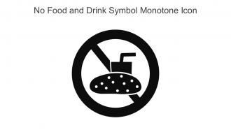 No Food And Drink Symbol Monotone Icon In Powerpoint Pptx Png And Editable Eps Format