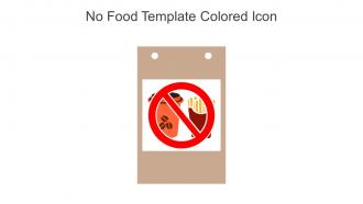No Food Template Colored Icon In Powerpoint Pptx Png And Editable Eps Format