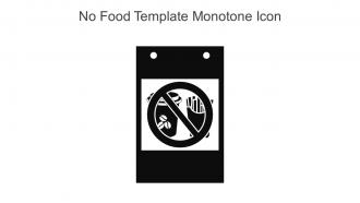 No Food Template Monotone Icon In Powerpoint Pptx Png And Editable Eps Format
