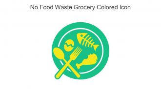 No Food Waste Grocery Colored Icon In Powerpoint Pptx Png And Editable Eps Format