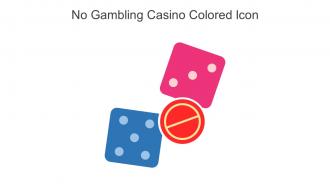 No Gambling Casino Colored Icon In Powerpoint Pptx Png And Editable Eps Format