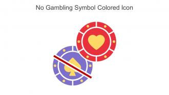 No Gambling Symbol Colored Icon In Powerpoint Pptx Png And Editable Eps Format