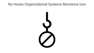 No Hooks Organizational Systems Monotone Icon In Powerpoint Pptx Png And Editable Eps Format