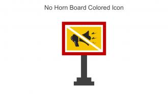 No Horn Board Colored Icon In Powerpoint Pptx Png And Editable Eps Format