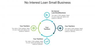 No interest loan small business ppt powerpoint presentation model deck cpb