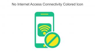 No Internet Access Connectivity Colored Icon In Powerpoint Pptx Png And Editable Eps Format