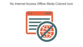 No Internet Access Offline Mode Colored Icon In Powerpoint Pptx Png And Editable Eps Format