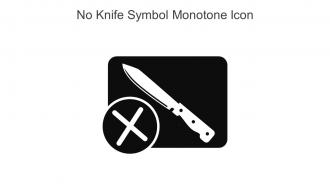 No Knife Symbol Monotone Icon In Powerpoint Pptx Png And Editable Eps Format