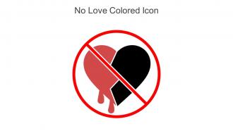 No Love Colored Icon In Powerpoint Pptx Png And Editable Eps Format