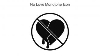 No Love Monotone Icon In Powerpoint Pptx Png And Editable Eps Format