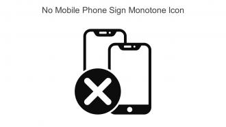 No Mobile Phone Sign Monotone Icon In Powerpoint Pptx Png And Editable Eps Format