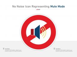No noise icon representing mute mode