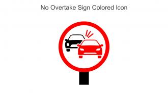 No Overtake Sign Colored Icon In Powerpoint Pptx Png And Editable Eps Format