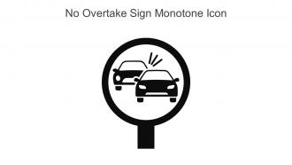 No Overtake Sign Monotone Icon In Powerpoint Pptx Png And Editable Eps Format